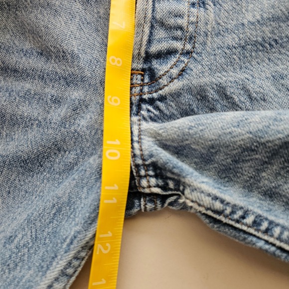 Reformation Jeans Cynthia High Rise Button Fly‎ Denim Light Wash Malta Size 26 - Picture 7 of 11